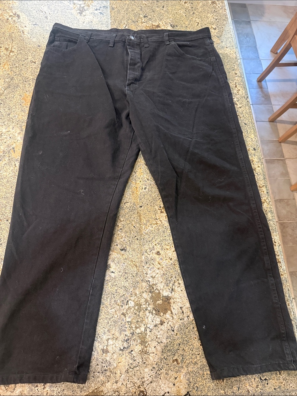 Rustler Men's Black Chino Pants